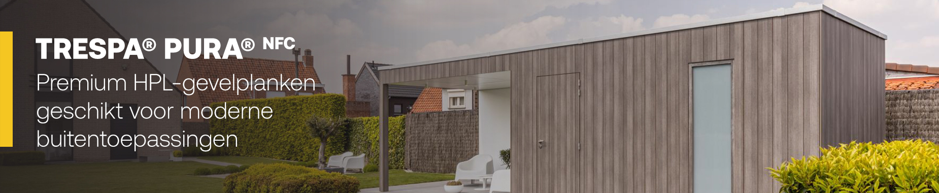 TRESPA® PURA® NFC  Premium HPL-gevelplanken geschikt voor moderne buitentoepassingen